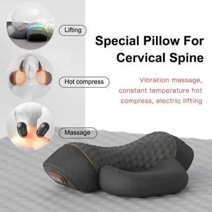 Electric Neck Massager Pillow Cervical Stretcher