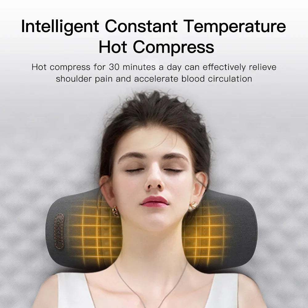 Electric Neck Massager Pillow Cervical Stretcher