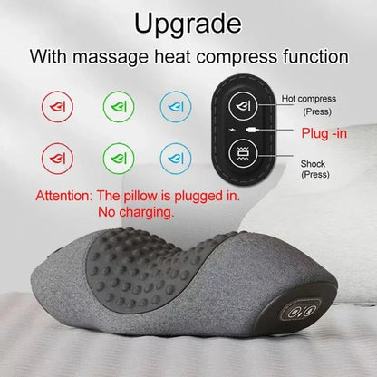 Electric Neck Massager Pillow Cervical Stretcher