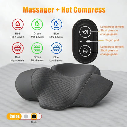 Electric Neck Massager Pillow Cervical Stretcher
