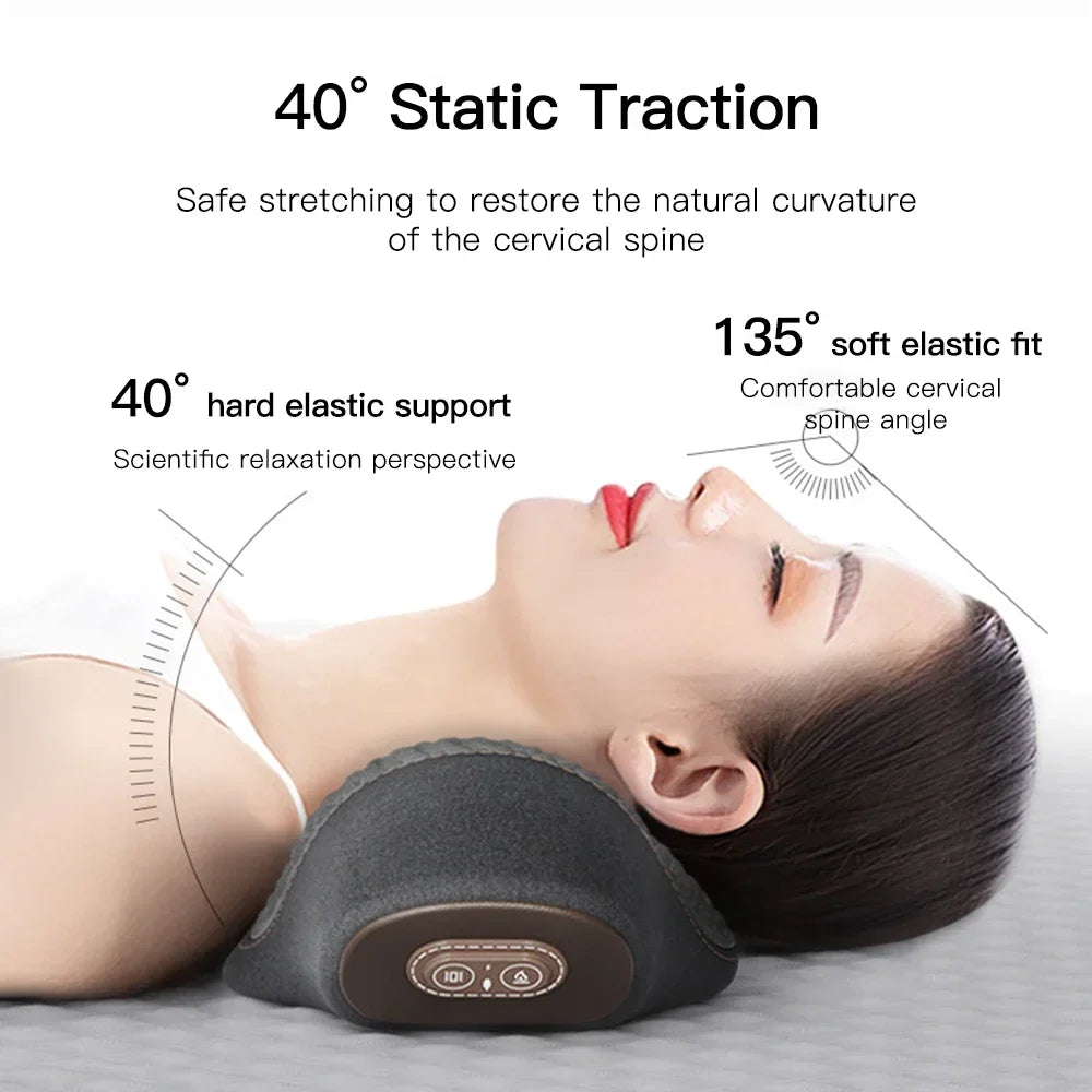 Electric Neck Massager Pillow Cervical Stretcher