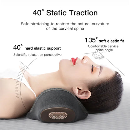 Electric Neck Massager Pillow Cervical Stretcher